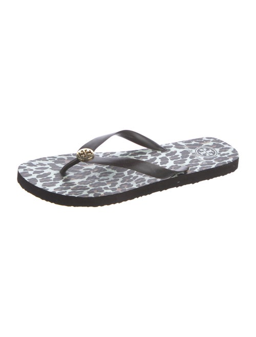 Tory Burch Rubber Patterned Flip Flops