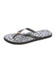 Tory Burch Rubber Patterned Flip Flops