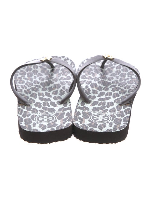 Tory Burch Rubber Patterned Flip Flops