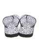 Tory Burch Rubber Patterned Flip Flops