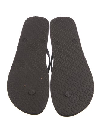Tory Burch Rubber Patterned Flip Flops