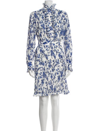 Tory Burch Floral Print Knee-Length Dress
