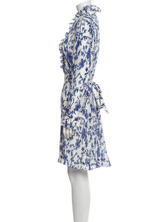 Tory Burch Floral Print Knee-Length Dress