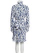 Tory Burch Floral Print Knee-Length Dress