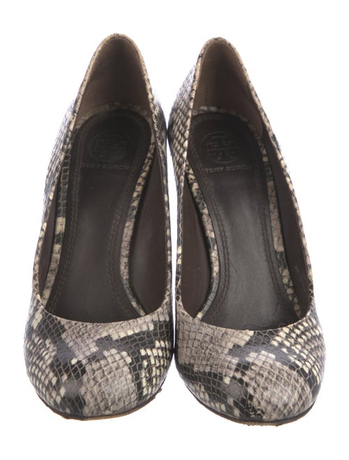 Tory Burch Leather Animal Print Pumps