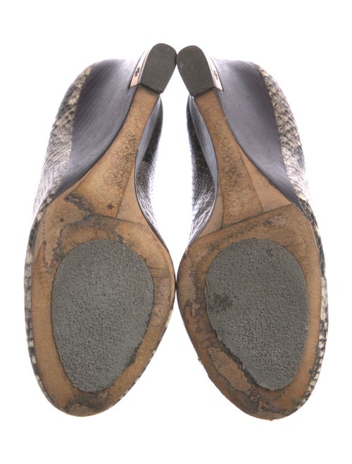 Tory Burch Leather Animal Print Pumps