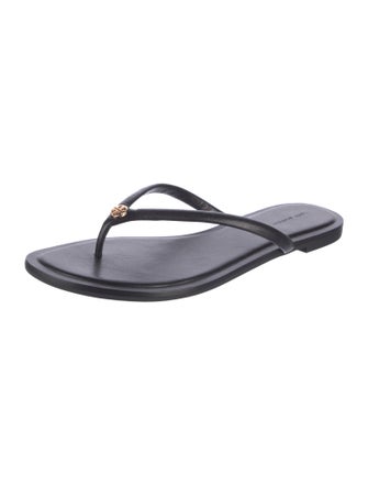 Tory Burch Leather Flip Flops