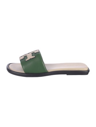 Tory Burch Leather Slides