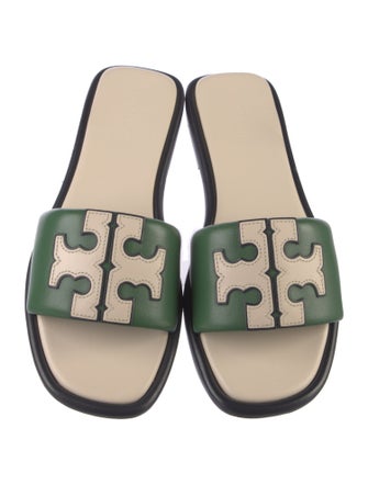 Tory Burch Leather Slides