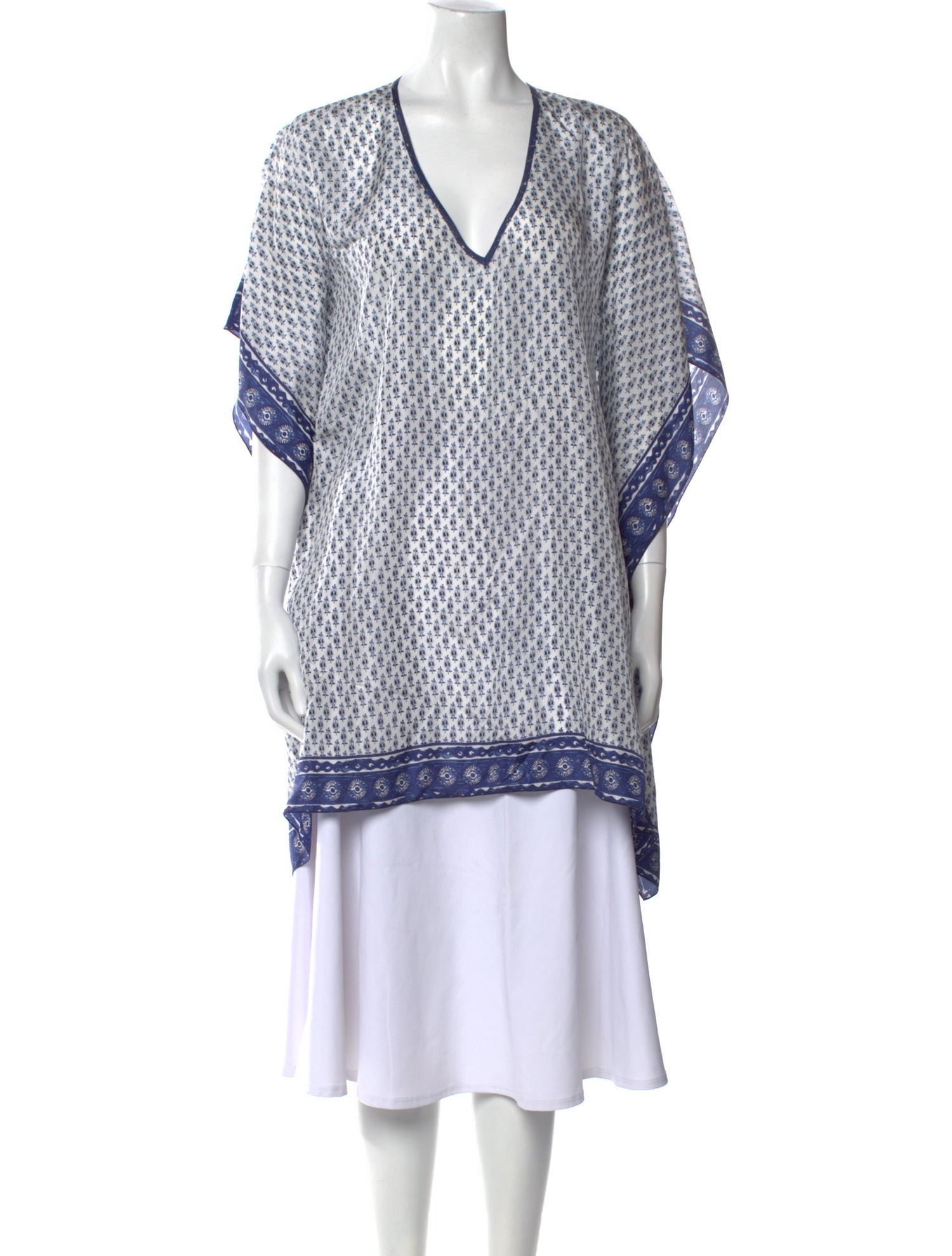 Tory Burch Silk Printed Tunic