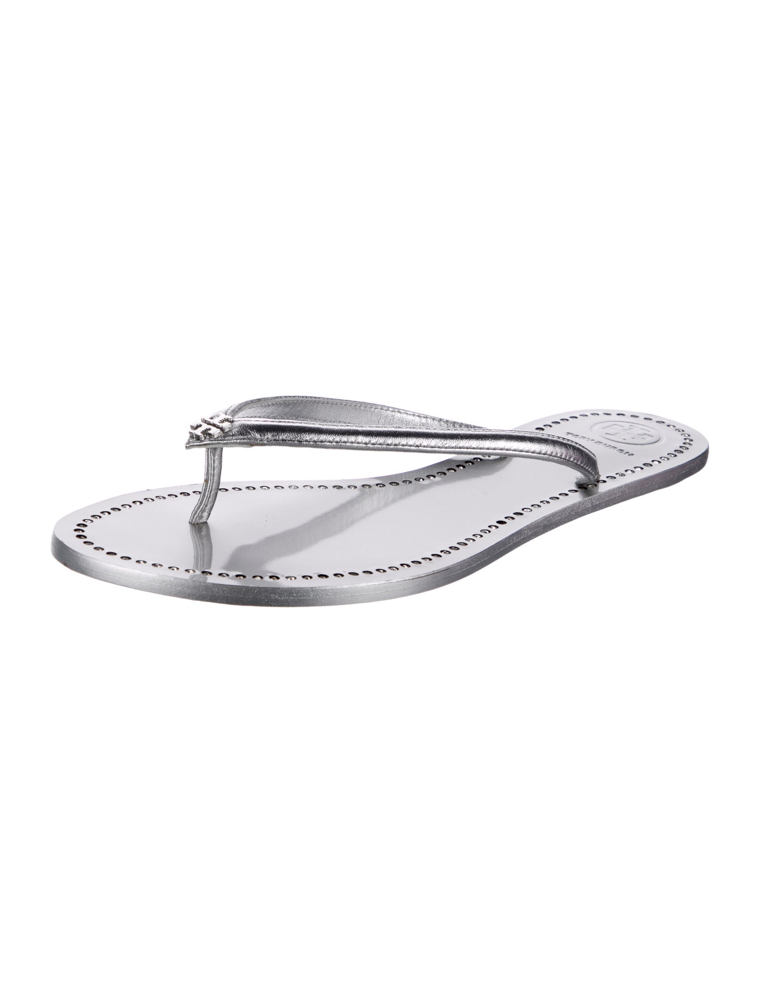 Tory Burch Leather Flip Flops