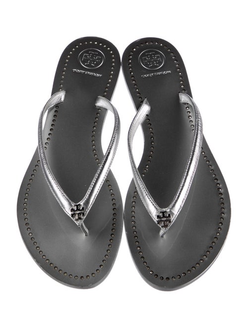 Tory Burch Leather Flip Flops