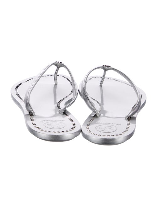 Tory Burch Leather Flip Flops