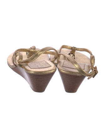 Tory Burch Leather Slingback Sandals