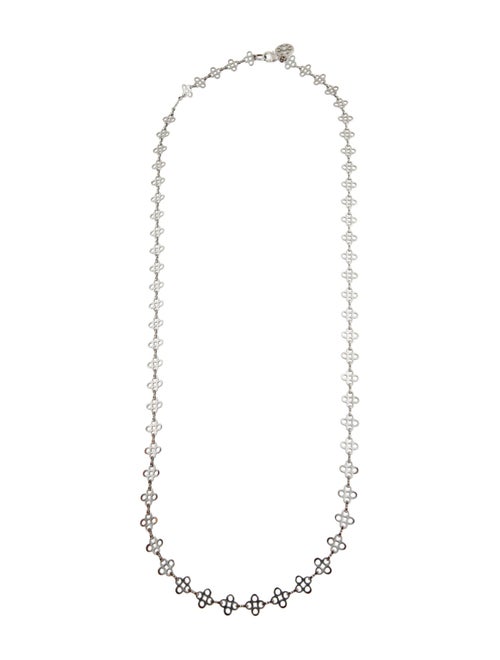 Tory Burch Long Clover Station Necklace
