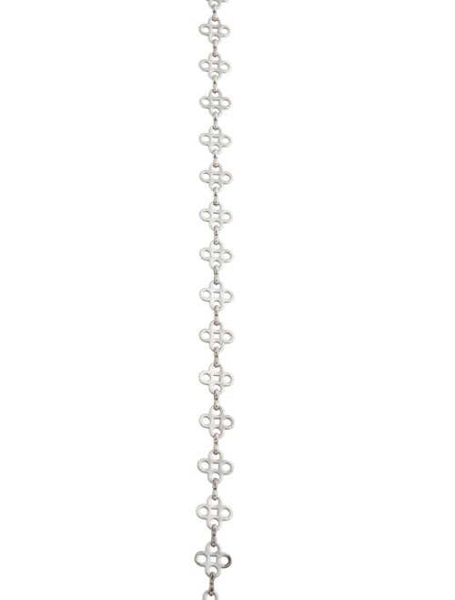 Tory Burch Long Clover Station Necklace