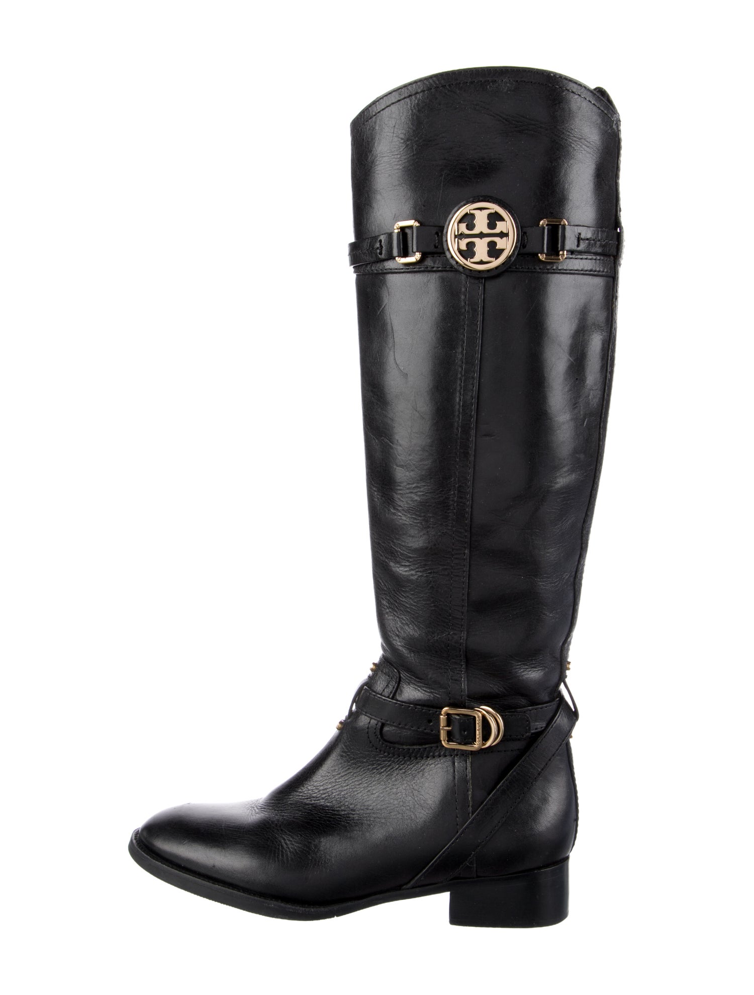 Tory Burch Leather Riding Boots