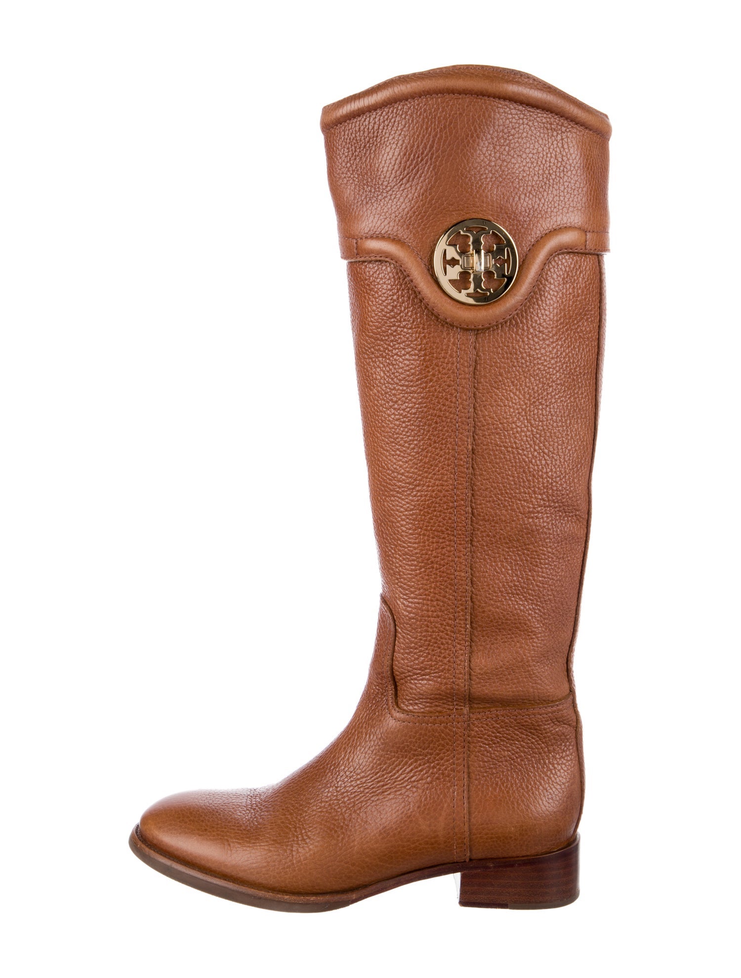 Tory Burch Leather Riding Boots