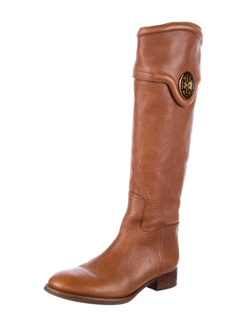 Tory Burch Leather Riding Boots