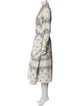 Tory Burch Paisley Print Trench Coat
