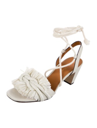 Tory Burch Leather Slingback Sandals