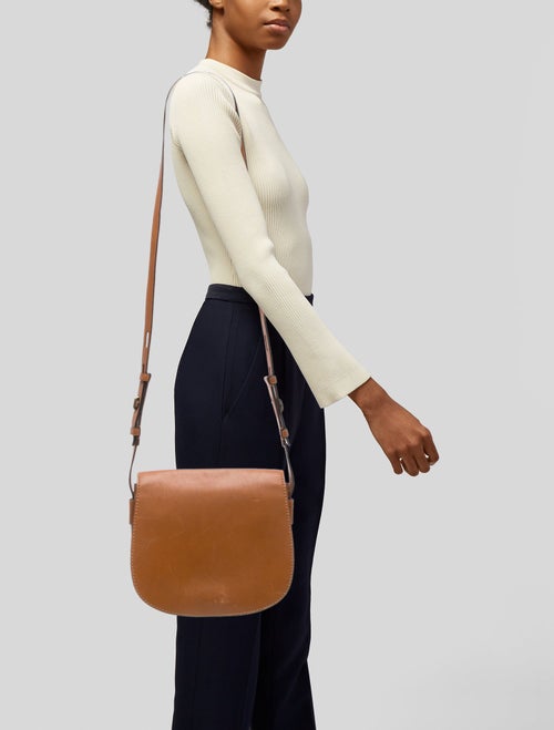 Tory Burch Leather Messenger Bag