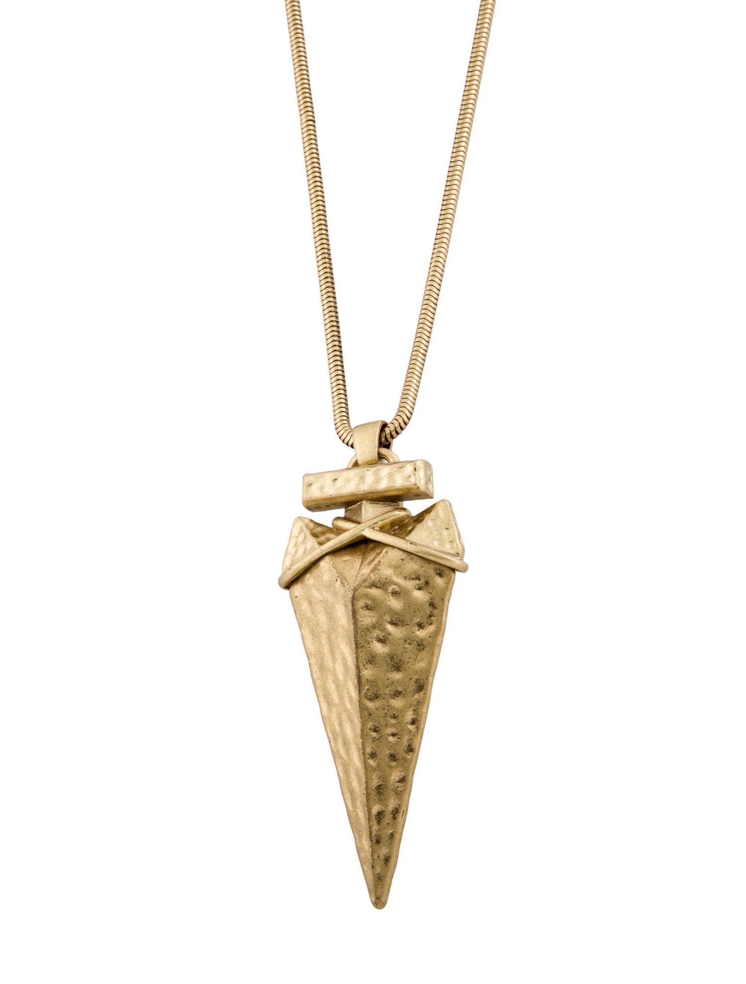 Tory Burch Arrowhead Pendant Necklace
