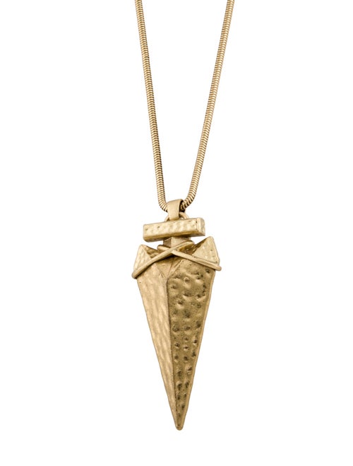 Tory Burch Arrowhead Pendant Necklace