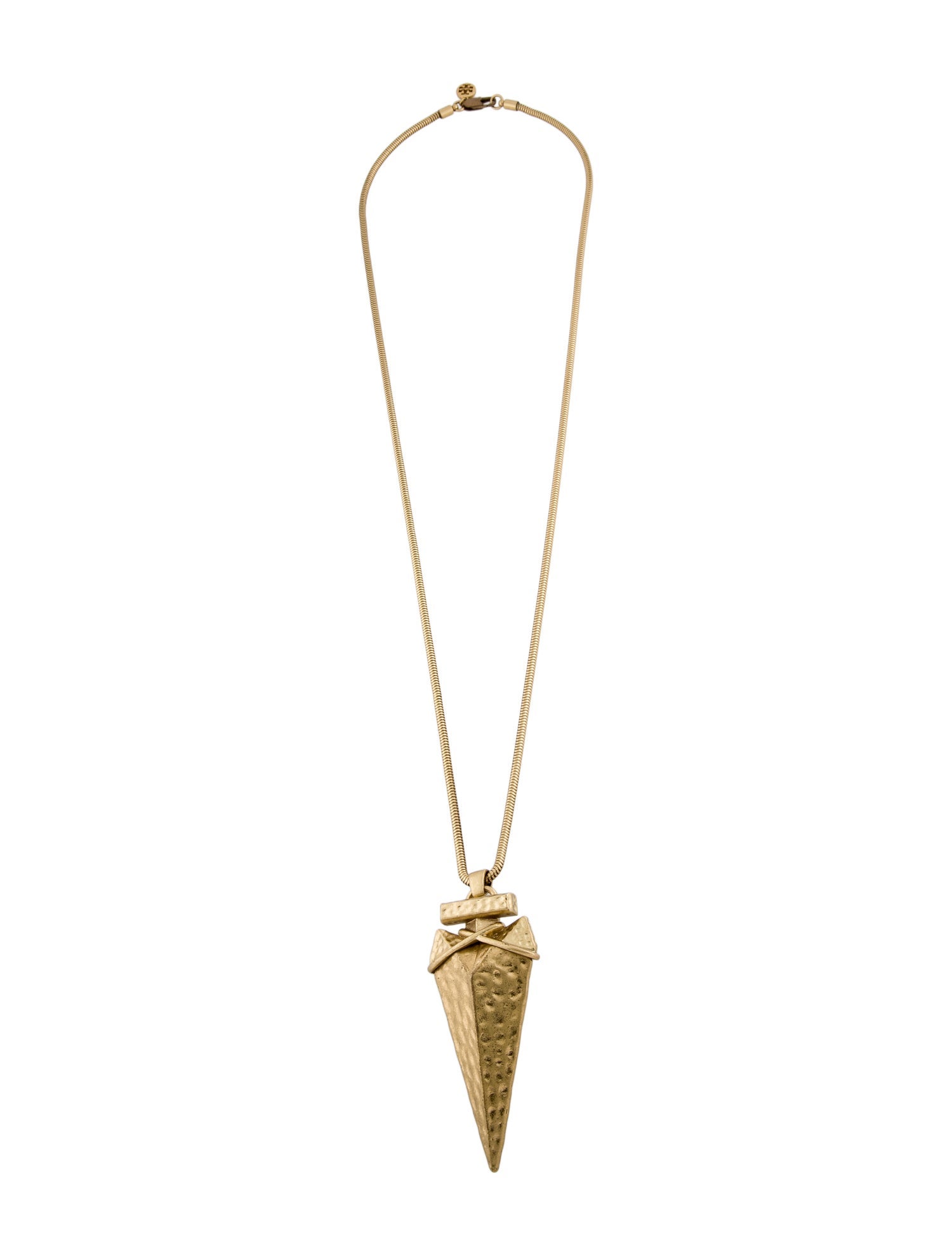 Tory Burch Arrowhead Pendant Necklace