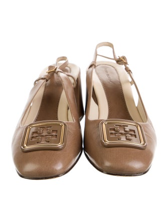 Tory Burch Leather Slingback Pumps