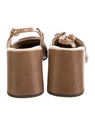 Tory Burch Leather Slingback Pumps