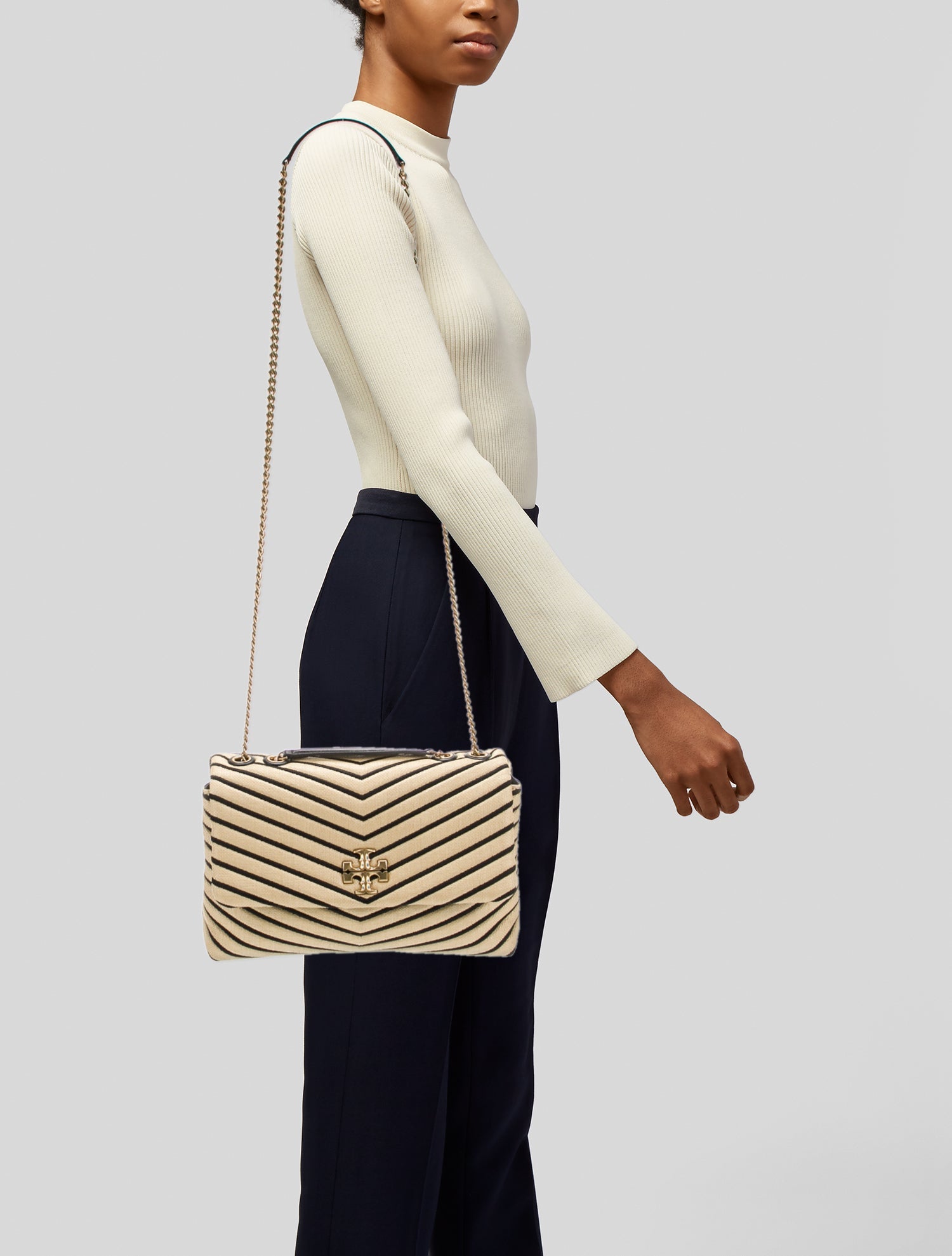 Tory Burch Raffia Shoulder Bag