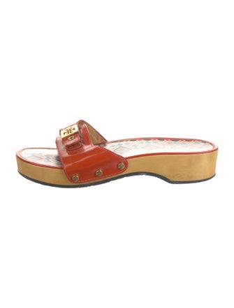 Tory Burch Patent Leather Slides