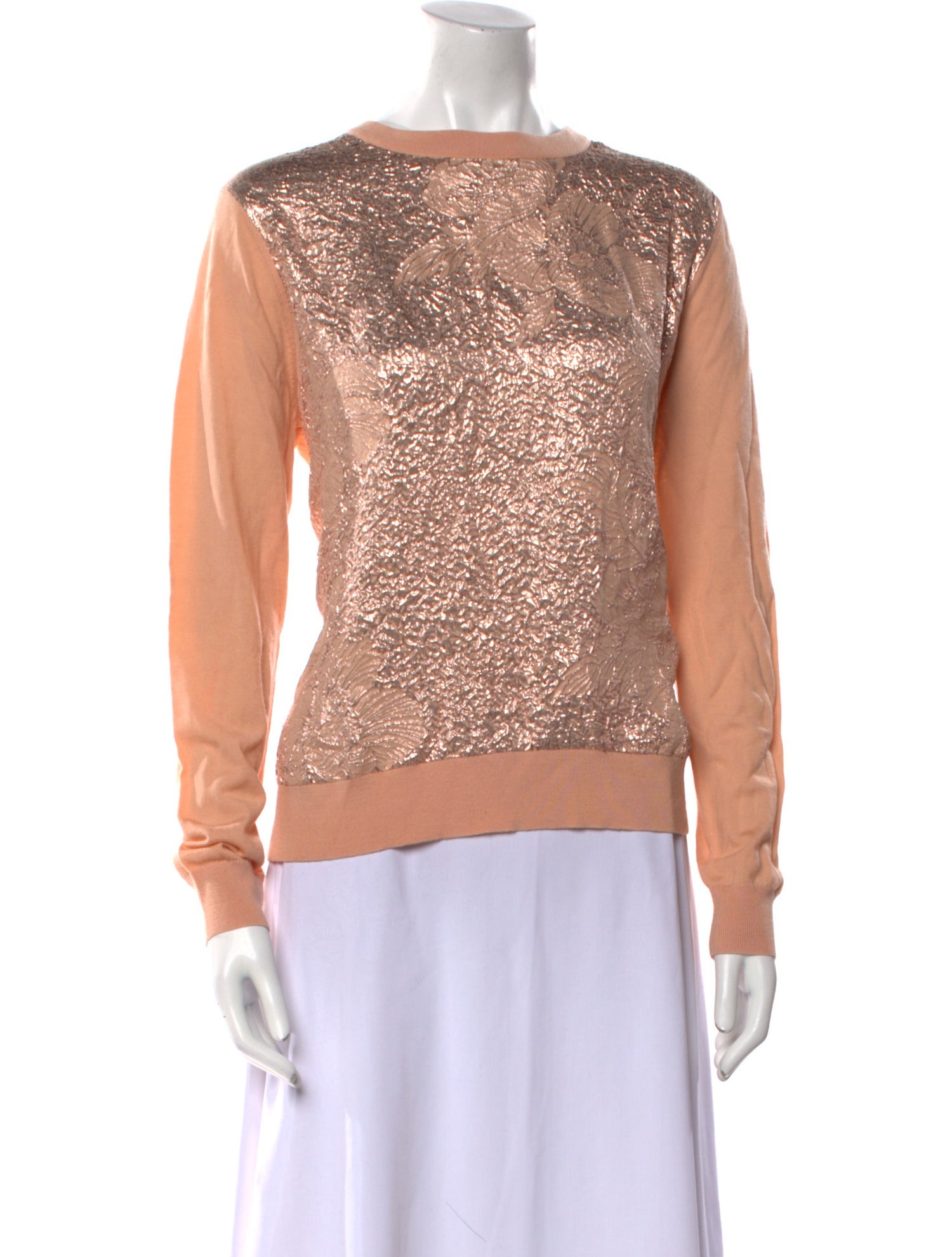 Tory Burch Silk Scoop Neck Sweater w/ Tags