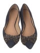 Tory Burch Suede Bow Accents Flats