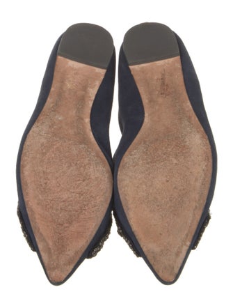 Tory Burch Suede Bow Accents Flats