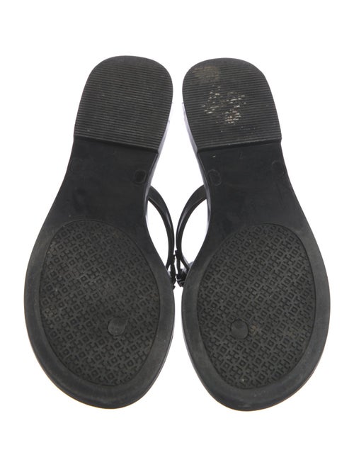 Tory Burch Rubber T-Strap Sandals