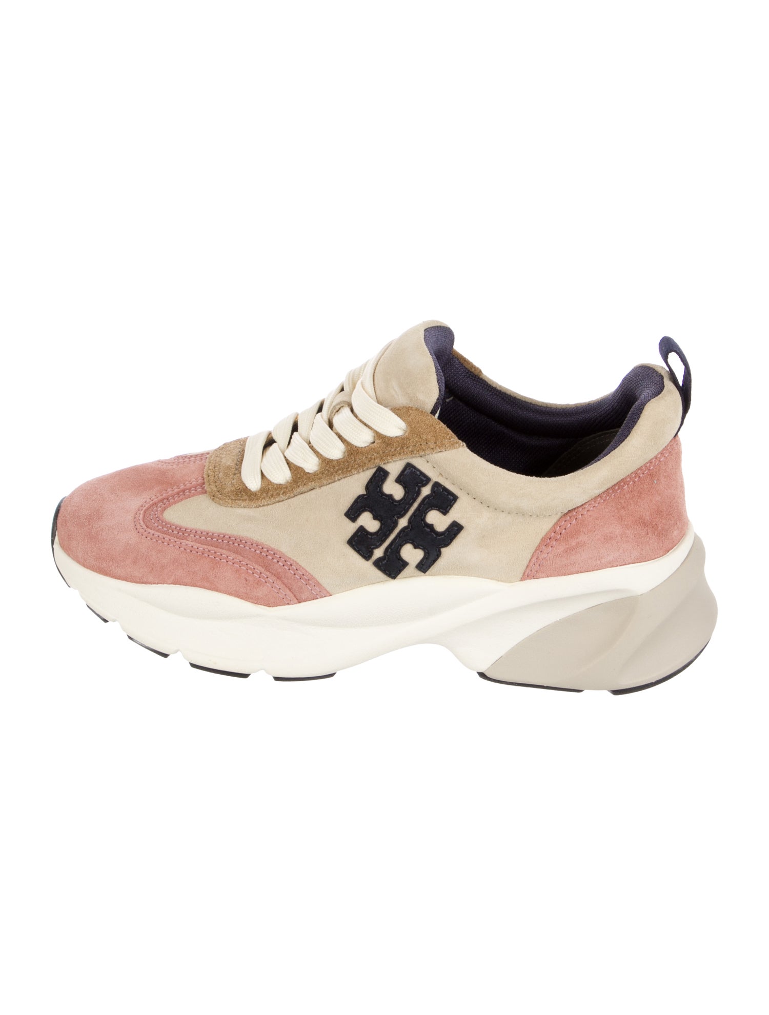 Tory Burch Suede Printed Sneakers