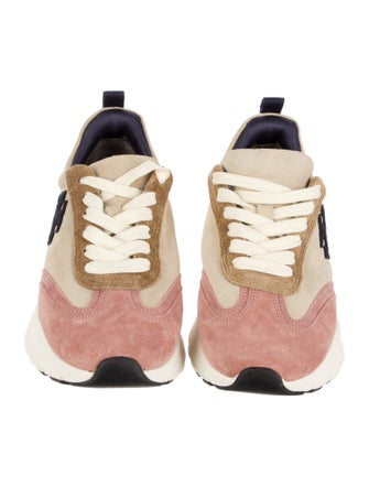 Tory Burch Suede Printed Sneakers