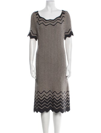 Tory Burch Merino Wool Midi Length Dress