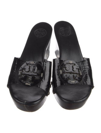 Tory Burch Patent Leather Slides