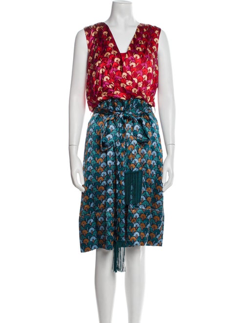 Tory Burch Silk Midi Length Dress