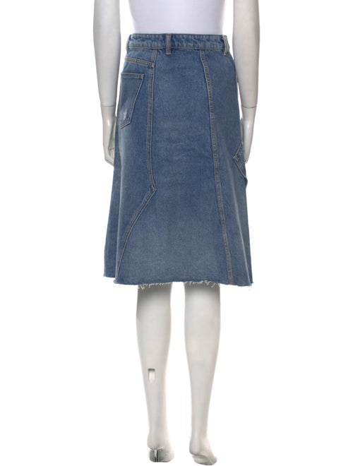 Tory Burch Embroidered Accent Knee-Length Skirt