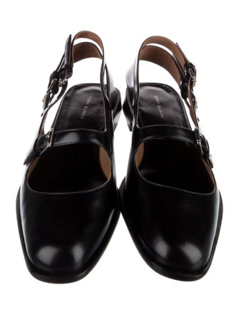 Tory Burch Leather Slingback Flats
