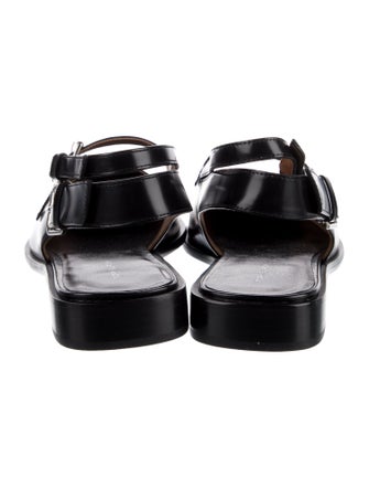 Tory Burch Leather Slingback Flats