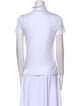 Tory Burch Mock Neck Short Sleeve Polo