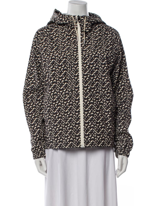 Tory Burch Black Prismatic T Monogram /008 Printed Jacket