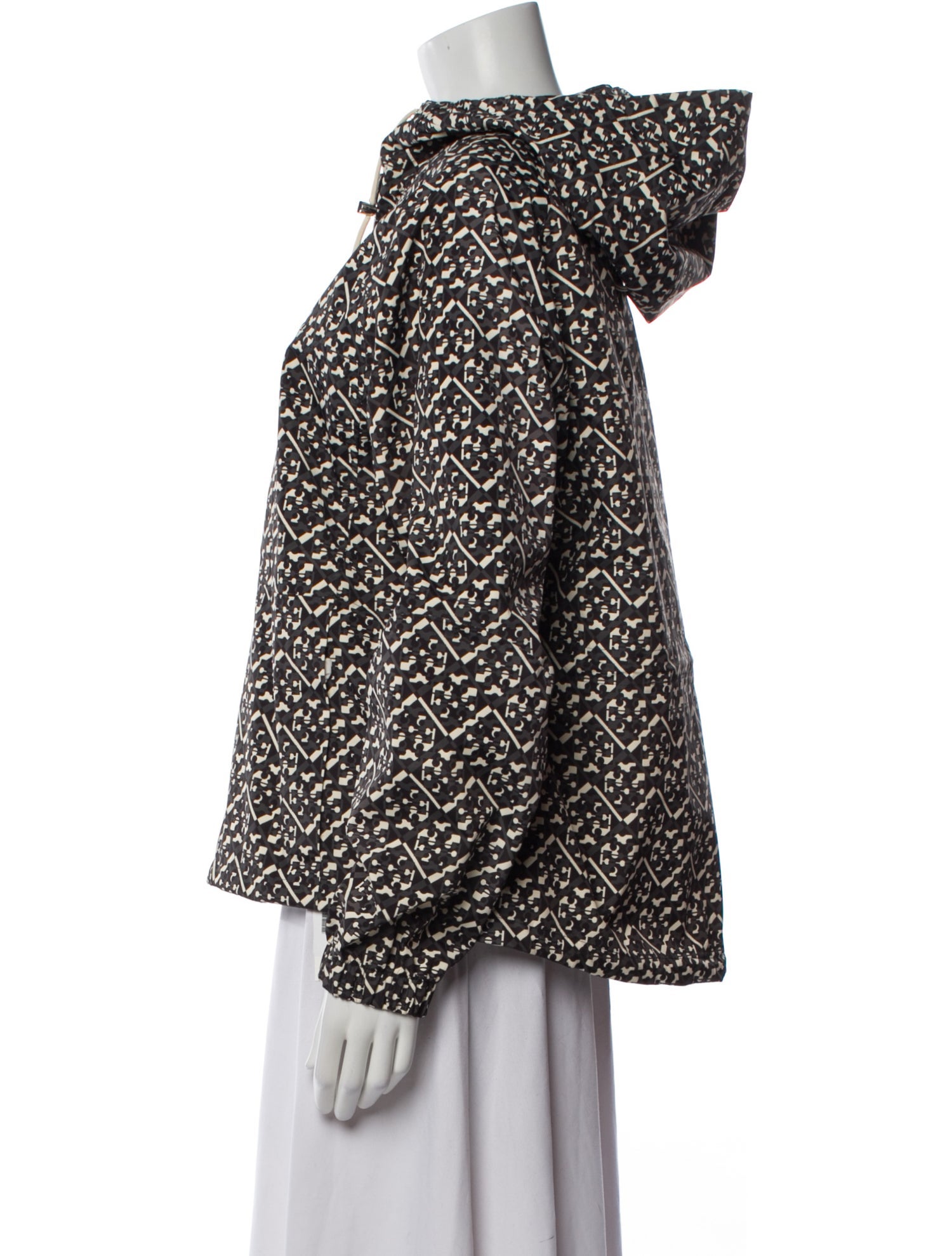 Tory Burch Black Prismatic T Monogram /008 Printed Jacket