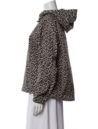 Tory Burch Black Prismatic T Monogram /008 Printed Jacket