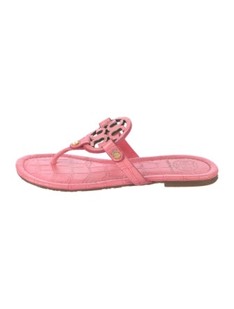 Tory Burch Leather Flip Flops